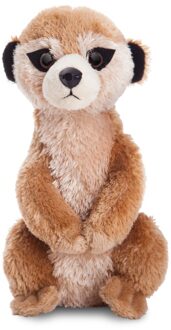 Aurora Pluche stokstaartje knuffel - 20 cm - Kinder speelgoed dieren knuffels Multi