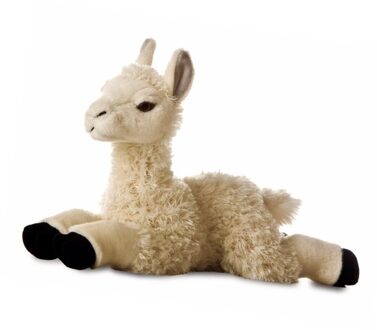 Aurora Speelgoed lama/alpaca knuffel 29 cm