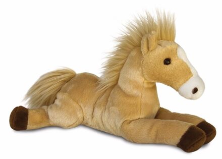 Aurora Speelgoed paarden knuffel 30 cm