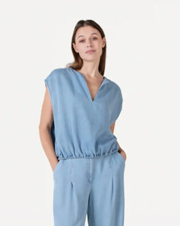 Aurore denim top - Blauw - S