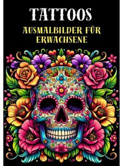 Ausmalbilder Für Erwachsene - Tattoos - Malbücher Für Erwachsene