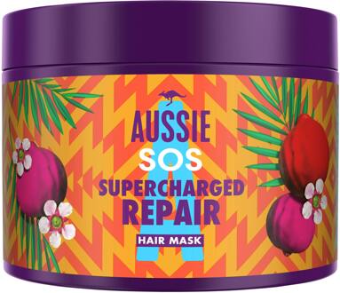 Aussie Haarmasker Aussie SOS Save My Lenghts Lengths Supercharged Repair Mask 450 ml