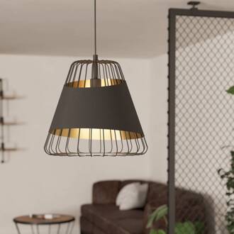 Austell Hanglamp - E27 - Ø 43 cm - Zwart/Goud