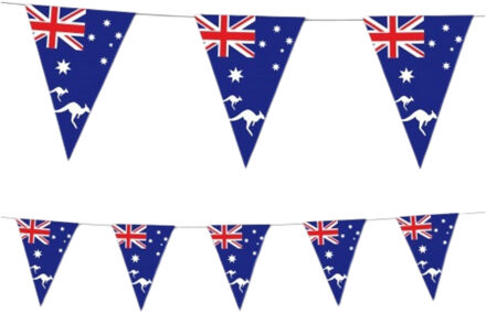 Australi? Vlaggenlijn - 350 cm - papier - landen versiering - vlaggetjes slinger