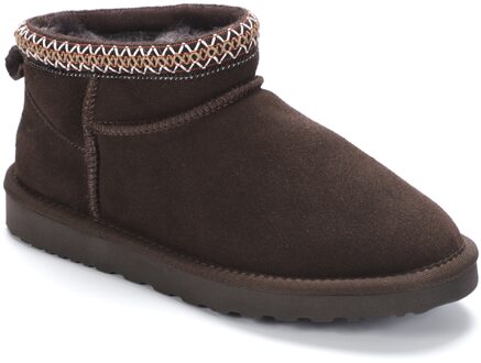 Australia Altona Vlecht Enkelboots Chocoladebruin - EU 39/ UK 6