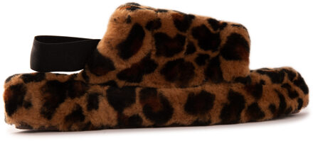 Australia Damesschoenen Sorrento van schapenvacht Luipaard