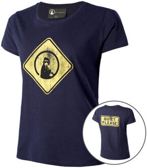Australia Road Sign T-shirt Dames donkerblauw - M