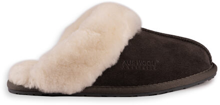 Australia Unisex Schapenvacht Shelley Slippers Donkergrijs - EU 37 / UK 4