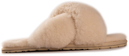 Australia Vrouwenpantoffels van schapenwol Brighton Bruin