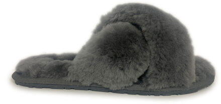 Australia Vrouwenpantoffels van schapenwol Brighton Grijs