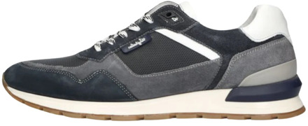 Australian Blauwe Suède Lage Sneakers Novecento Australian , Multicolor , Heren - 45 Eu,41 Eu,39 Eu,44 Eu,46 Eu,42 EU