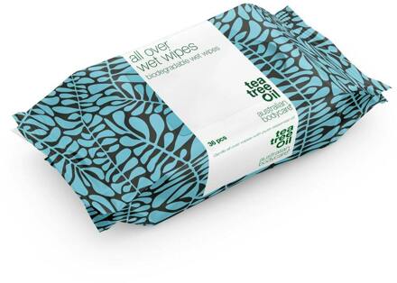 Australian Bodycare Doekjes Australian Bodycare Wet Wipes Tea Tree Oil 36 st