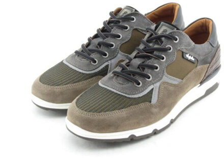 Australian Footwear Mazoni 15.1519.04-kh3-grey-taupe-cognac - maat 45 Bruin