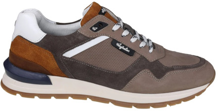 Australian Novecento Herensneaker - Grijs Australian , Multicolor , Heren - 47 Eu,43 Eu,39 Eu,46 Eu,40 Eu,42 EU