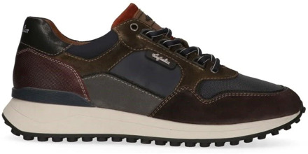 Australian Oxford blauw, brown, brick - 43