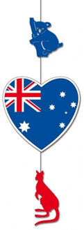 Australie hangdecoratie - 85 x 30 cm - papier - brandvertragend - Landen vlag thema
