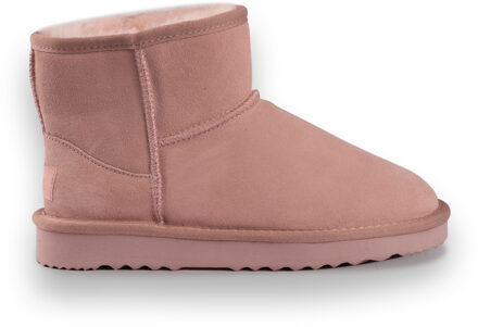 Australië Kort Schapenvacht Enkellaarsje Roze - EU 42 / UK 8