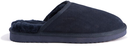 Australië Unisex Schapenvacht Wollen Pantoffels Navy - EU 40.5 / UK 7