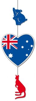 Australie vlag thema hangdecoratie 85 x 30 cm