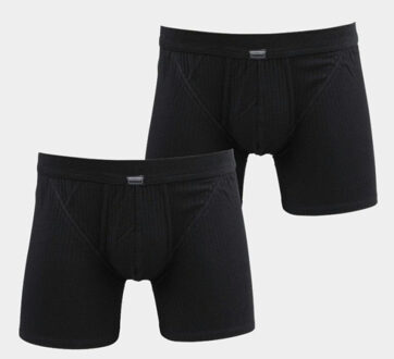 Autentic 2P Heren Boxershort - Zwart - Maat M