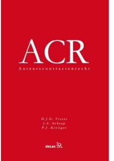 Auteurscontractenrecht (ACR) - Boek Dirk Visser (9086920608)