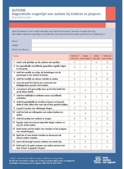Autezme Scoreformulieren - Evi van der Zee