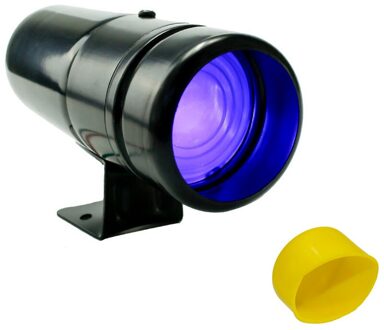 Auto 1000-11000 Rpm Toerenteller Gauge Shift Light Rode Lamp Verstelbare Auto Toerenteller Meter Waarschuwing Met Geel Gauge YC100137 zwart en blauw licht
