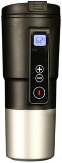 Auto 12V Elektrische Water Cup Thermostaat Auto Thuis Temperatuurregeling Cup Multifunctionele Verwarming Mok Waterkoker 4 kleuren Heet Verkoop zwart