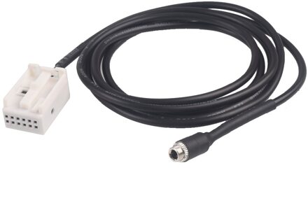 Auto 3.5mm 12pin Vrouwelijke Audio Muziek AUX Kabel Input Adapter voor Mercedes Benz W169 W203 W209 W221 W164 R230