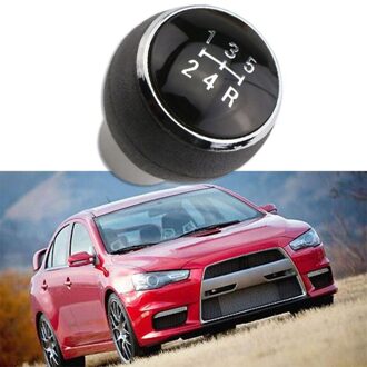 Auto 5 Speed Gear Hoofd Pookknop Mt Handbal Voor Mitsubishi Lancer Ex Evo Gts Asx V3 V5 V6