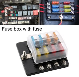 Auto 8 Manier 32V Blade Fuse Box Block Holder Terminal Circuit Voor Auto Auto Vervangende Onderdelen