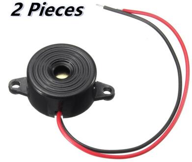 Auto 95DB Emergency Alarm Auto Luidsprekers Dc 3-24V 5V 1Car 12V Piep Piezo Elektronische zoemer Alarm 95DB Continu Geluid Pieper 2 stukken