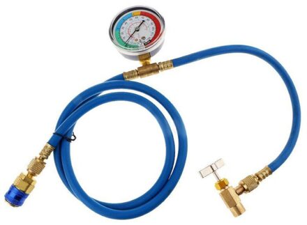 Auto Accessoires Ac Airconditioning R134A Koelmiddel Opladen Slang Manometer Meten Kit Koper Auto Diagnostic Tool