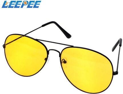 Auto Accessoires Anti-Glare Polarisator Zonnebril Koperlegering Gepolariseerde Rijden Bril Automobilisten Nachtkijker zwart kader