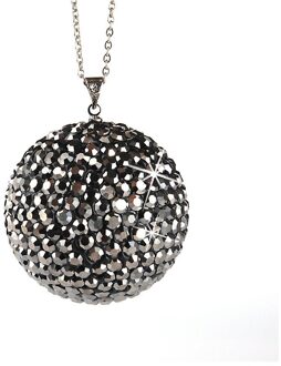 Auto Accessoires Auto Achteruitkijkspiegel Hanger Auto Charm Bling Crystal Bal Ornament Opknoping Auto Accessoires zwart