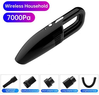 Auto Accessoires Auto Mini Stofzuiger Thuis Draagbare Handheld Stofzuiger High Power Draadloze Stofzuiger Sterke Vacuüm zwart draadloze