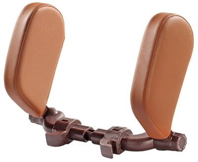 Auto Accessoires Auto Nekkussen U Vormige Super Zachte Auto Nekkussen Auto Seat Ondersteuning Traagschuim Hoofdsteun Universele Ondersteuning auto geel-bruin