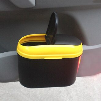 Auto Accessoires Auto Prullenbak Organizer Vuilnis Houder Automobiles Opbergtas Accessoires Auto Deur Prullenbak Papier Vuilnisbak geel