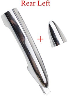 Auto Accessoires Chrome Outer Buiten Exterieur Deurgrepen Clip Fit Voor Faw Pentium X80 achterkant links handvat