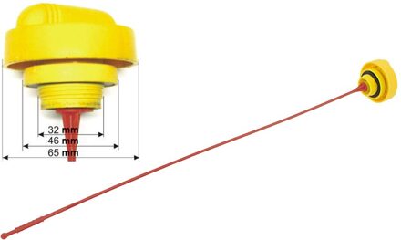 Auto Accessoires Geel 8200059541 Indicator Oliepeil Peilstok Onderdelen Auto Motor Professionele Megane 1.5DCI 1.9DCI