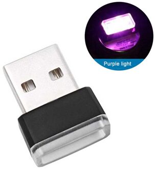 Auto Accessoires Interieur Mini USB Auto Light LED USB Modellering Draadloze Neon Ambient Lamp Motorfiets Auto Styling Sieraden Roze