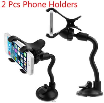 Auto Accessoires Interieurs Auto Telefoon Houder Voor Auto Verstelbare Plakken Magneet 360 Graden Roterende Telefoon Houder Voor Samsung Xiaomi 2 stk Holders