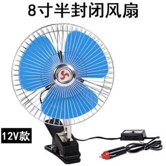 Auto Accessoires Mini Kleine Ventilator 12V 8-Inch Semi-Gesloten Fan Zomer Koeling En Koelventilator