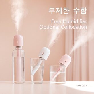 Auto Accessoires Mini Leuke Wind Luchtbevochtiger Mute Usb Geen Draad Oplaadbare Luchtbevochtiger Spuit Voor Thuis Slaapzaal Kantoor Student wit