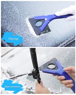 Auto Accessoires Multifunctionele Reiniging Auto Window Cleaner Sneeuwruimen Schop Auto Sneeuw Schraper Slear Borstel Ontdooien Ontijzelen