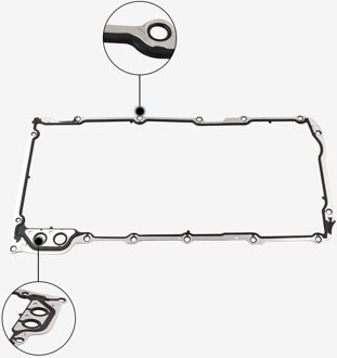 Auto Accessoires Olie Pan Pakking Voor Chevrolet Pontiac 5.3 5.7 6.0 LS1 LS2 LS3 LM7 LQ4 12612350