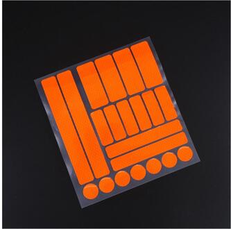 Auto Accessoires Reflecterende Tape Reflector Reflectante Moto Reflecterende Sticker Voor Fietsframe Stickers Auto Decoratieve Sticker of