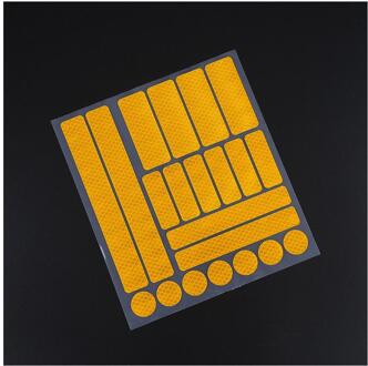 Auto Accessoires Reflecterende Tape Reflector Reflectante Moto Reflecterende Sticker Voor Fietsframe Stickers Auto Decoratieve Sticker YE1