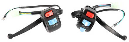 Auto Accessoires Remsysteem Paar Motorcycle Voorrem Montage Remklauw Master Met Stuur Schakelaar Knop Universal Brake