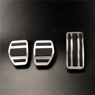 Auto Accessoires Rvs Non-slip Brake Brandstof Gaspedaal Fit Voor Peugeot 301 Citroen C4 Hatch C4L c3-XR Elysee MT 3stk